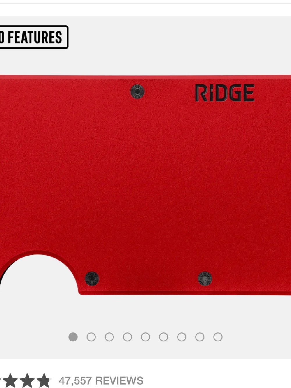 Ridge Wallet - Rodeo Red Collection - Picture 4 of 12